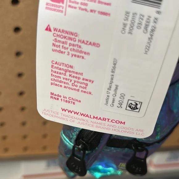 NWT Justice 4 piece backpack set - Picture 5 of 9